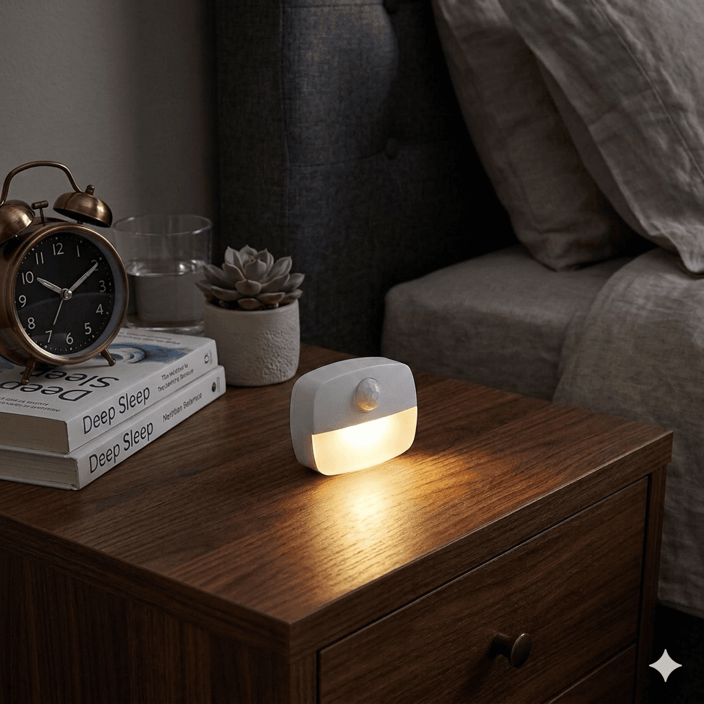 Inteligentna lampka nocna LED