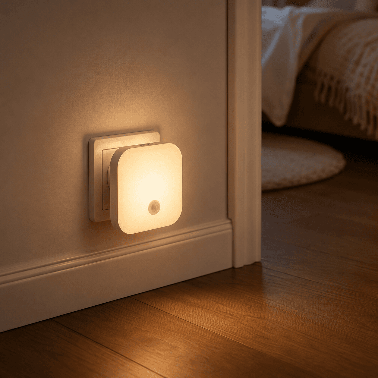 Lamka nocna LED do kontaku